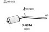 PEUGE 172823 Middle Silencer